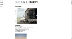 Desktop Screenshot of edition-edisohn.de