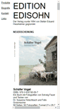 Mobile Screenshot of edition-edisohn.de